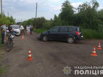 16-річний хлопець на мотоциклі потрапив в аварію у Ковелі