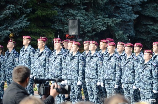 Майбутніх правоохоронців посвятили в ліцеїсти. ФОТО