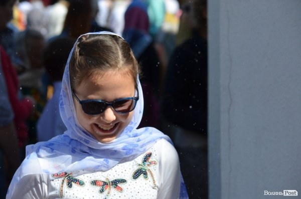 Як у Луцьку віряни відзначали Яблучного Спаса. ФОТО