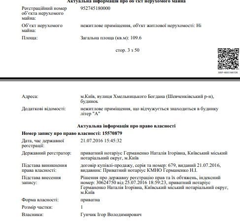 Син Гунчика (майно в Києві)