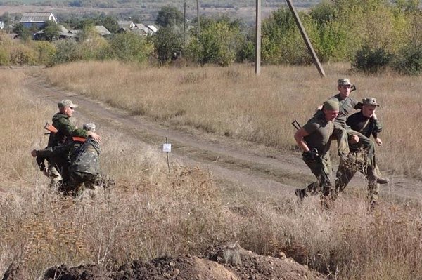 Українські десантники провели тренування для справжніх чоловіків. ФОТО
