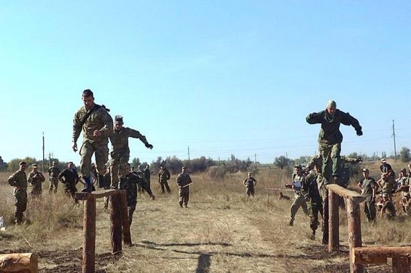 Українські десантники провели тренування для справжніх чоловіків. ФОТО