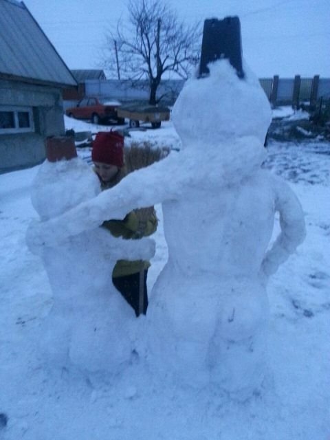 Українців запрошують на віртуальний парад сніговиків. ФОТО^