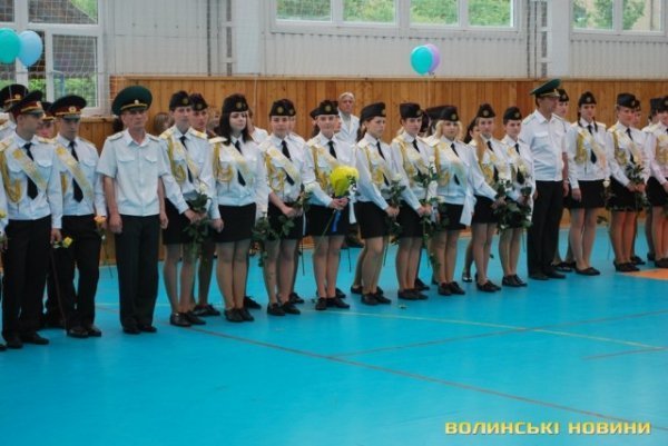 Випускний у луцькому військовому ліцеї. ФОТО