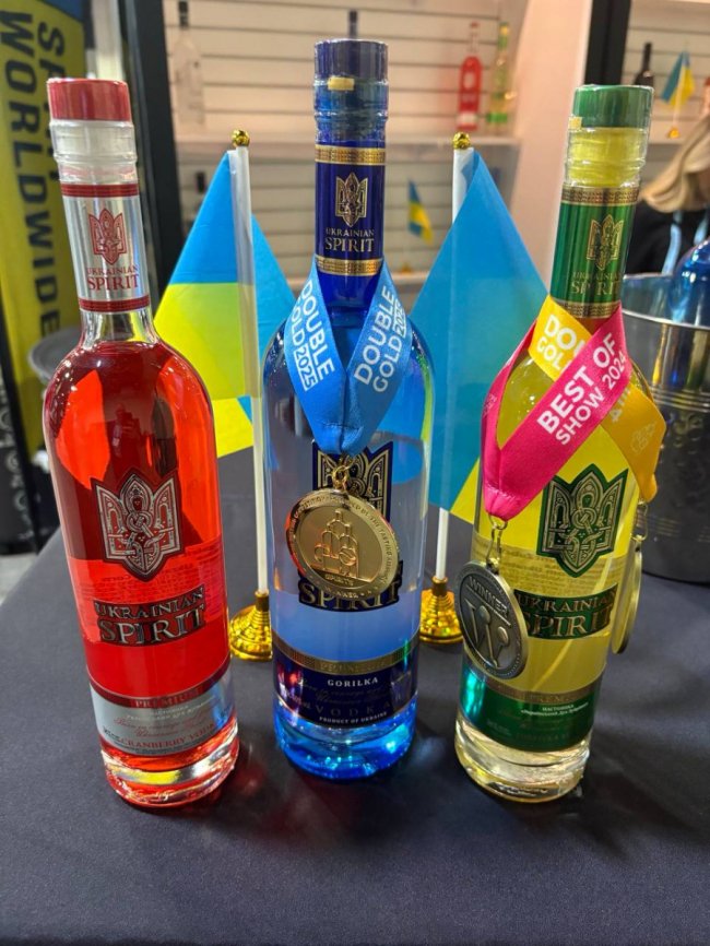 Луцький бренд горілки Ukrainian Spirit високо оцінили на конкурсі в США
