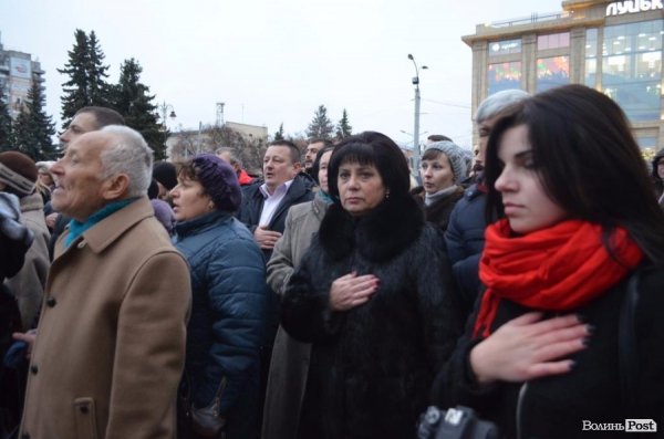 У Луцьку вшанували Героїв Небесної Сотні