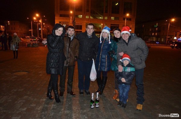 Як у Луцьку зустрічали Новий рік. ФОТО. ВІДЕО
