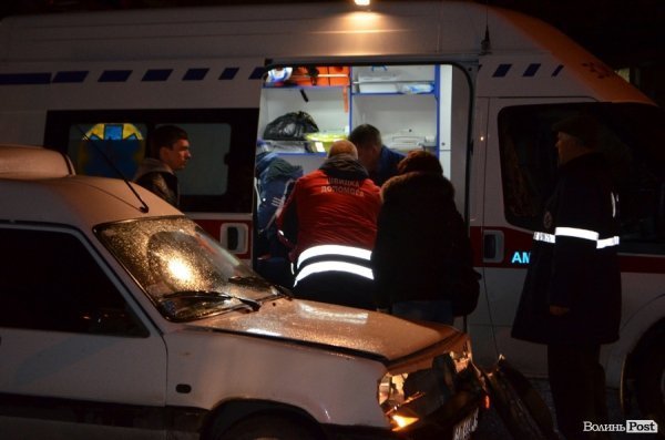 У Луцьку ‒ потрійна аварія. ФОТО