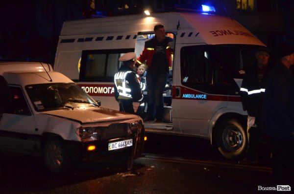 У Луцьку ‒ потрійна аварія. ФОТО