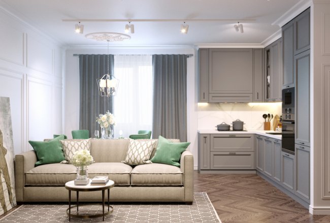 Світлі, просторі, стильні: якими будуть кухні-студії у ЖК «Амстердам»*