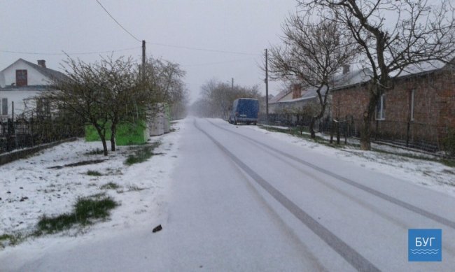 У Володимирі випав сніг