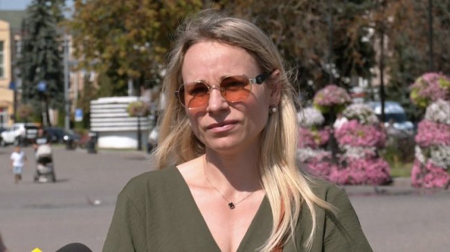 У Луцьку під час акції на честь полеглих воїнів розгорнули 40-метровий прапор. ВІДЕО