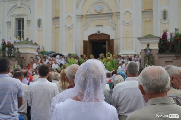 Патріарх Філарет очолив храмове свято у соборі в Луцьку