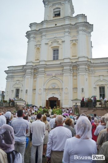 Патріарх Філарет очолив храмове свято у соборі в Луцьку