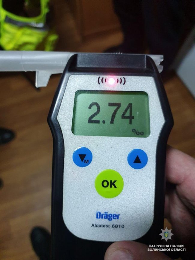 У Луцьку п’яний водій втікав від поліції. ФОТО