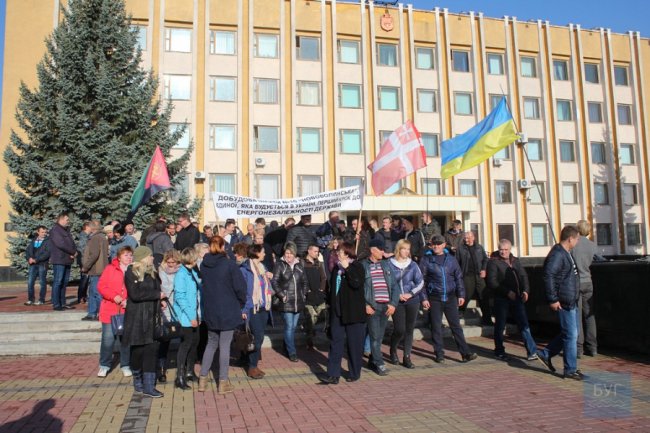У Нововолинську страйкують шахтарі. ФОТО