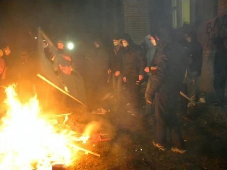 У Чернігові розгромили офіс комуністів. ФОТО