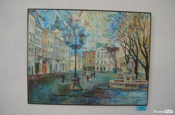 Коли полотна танцюють: у Луцьку відкрили виставку картин «в чотири руки». ФОТО