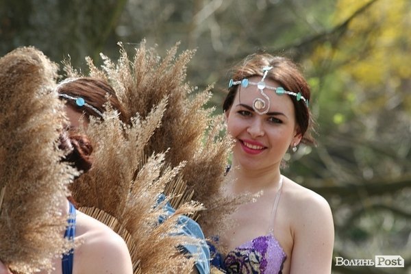 Луцького слоника одягли в’язаними клаптиками. ФОТО