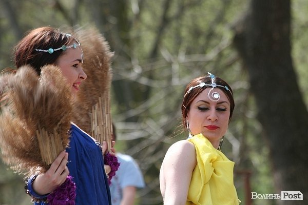 Луцького слоника одягли в’язаними клаптиками. ФОТО