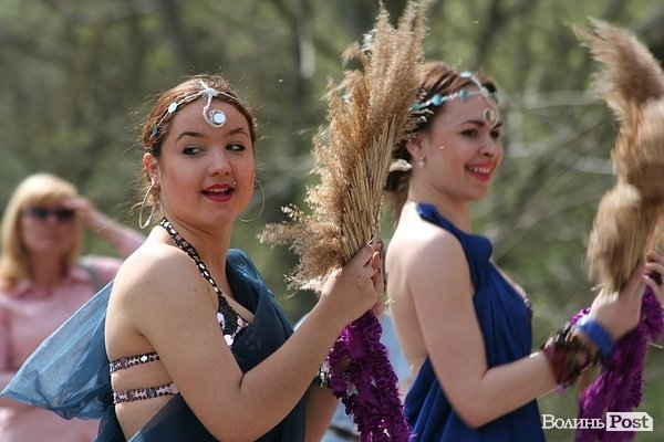 Луцького слоника одягли в’язаними клаптиками. ФОТО