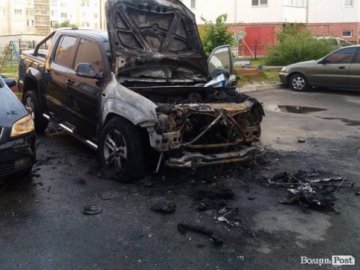 У поліції прокоментували загоряння автомобіля Ігоря Лапіна