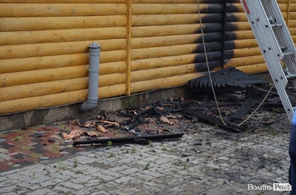 Пожежа під Луцьком: горіли Озерецькі бані. ФОТО