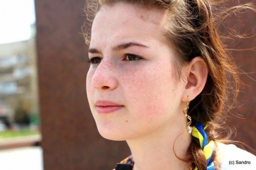 Кримчанка вийшла на одиночний пікет проти війни. ФОТО. ВІДЕО