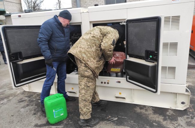 Литовське місто-партнер подарувало для котелень Ковеля генератор
