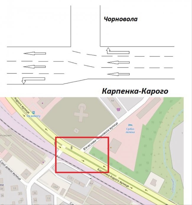 У Луцьку просять по-новому організувати рух на перехресті 