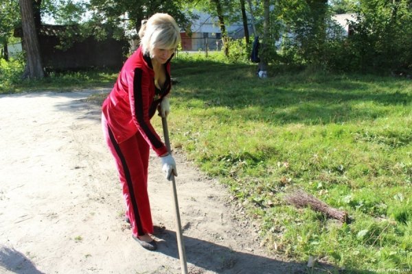 У Луцьку прибрали спортмайдачник біля «Спартака». ФОТО