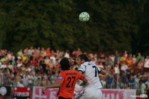 «Волинь» програла «Шахтареві» всуху 0:4. ФОТО. ВІДЕО