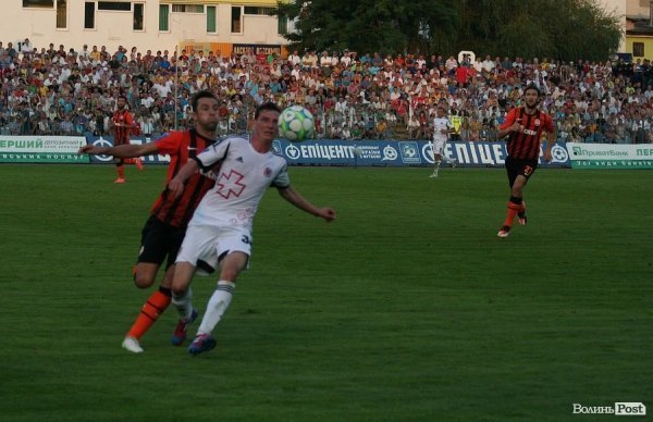 «Волинь» програла «Шахтареві» всуху 0:4. ФОТО. ВІДЕО