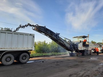 На дорозі Рожище – Сокіл розпочали ремонт. ФОТО