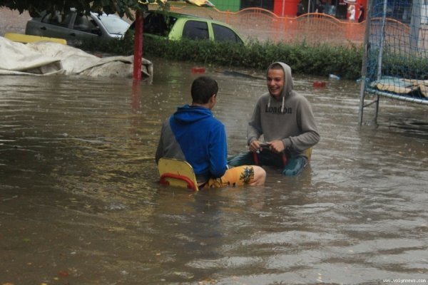 Лучани радіють «великій воді». ФОТО