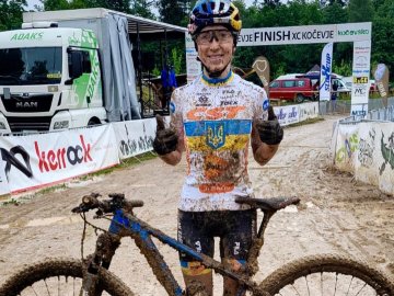 Лучанка Яна Беломоіна перемогла на міжнародних змаганнях з маунтинбайку