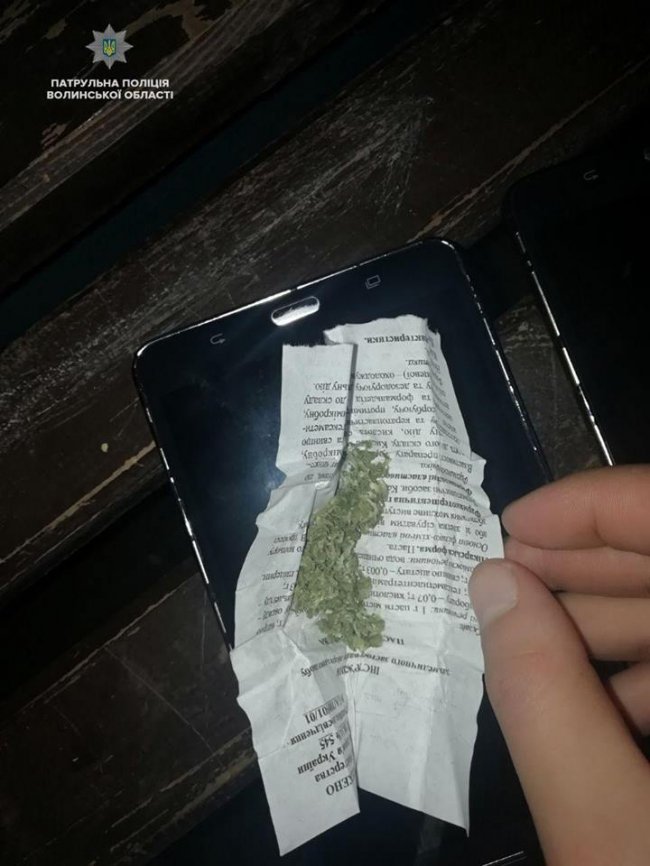 На Волині зловили молодика з наркотиками. ФОТО