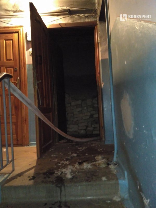 У Луцьку горіла квартира на Грушевського