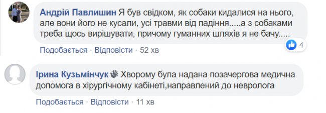Після нападу собак у нововолинській лікарні чоловікові не надали навіть першої меддопомоги, – соцмережі