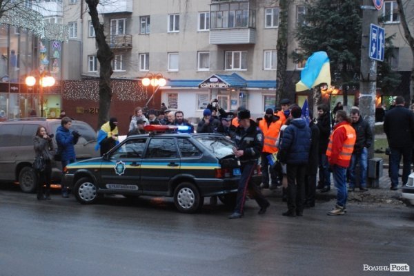 У Луцьку Автомайдан «присадив» ДАІшників. ФОТО