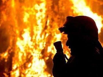 У Луцькому районі горіла дерев’яна баня. ВІДЕО