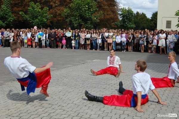Посвята в студенти у луцькому «політесі». ФОТО