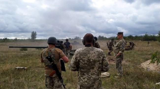 На Волині тривають навчання артилеристів тероборони