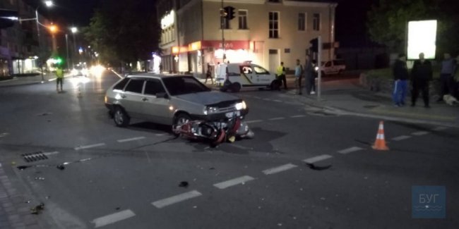 На Волині ВАЗ збив мотоцикліста. ФОТО