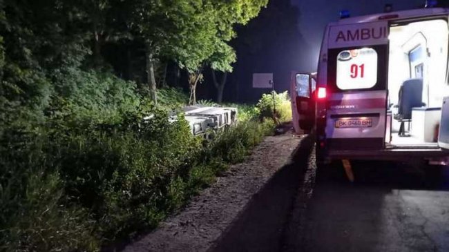 На Рівненщині перекинувся автобус Київ – Вроцлав: багато постраждалих.ФОТО