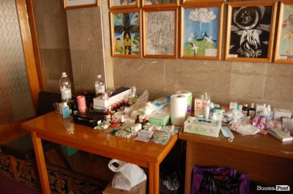 Волинська ОДА: ніч і ранок після штурму. ФОТО