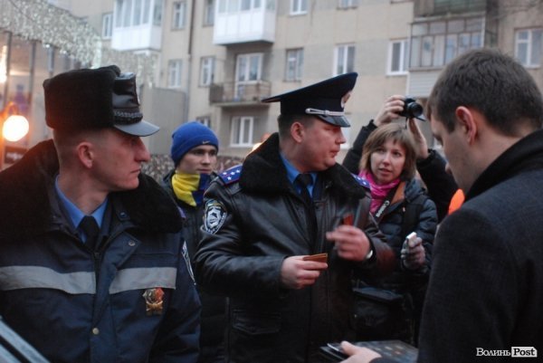 У Луцьку Автомайдан «присадив» ДАІшників. ФОТО