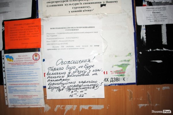 Студентський ревізор: жалюзі з шпалер та «тушкований голуб» в гуртожитку №3