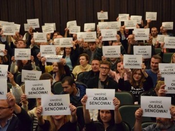 У Польщі влаштували акцію на підтримку українського політв'язня