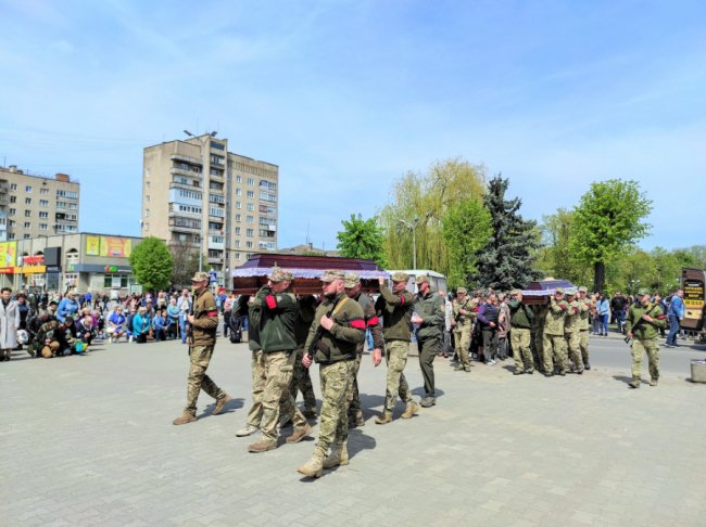 На Волині попрощалися з Героями Сергієм Жуком та Володимиром Семенюком